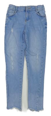 Světlemodré skinny rifle s prošoupáním Denim Co.
