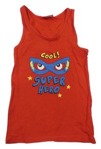 Červené tílko se škraboškou - Super Hero INFINITY KIDS