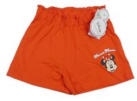 Nové - červené kraťasy s Minnie Primark