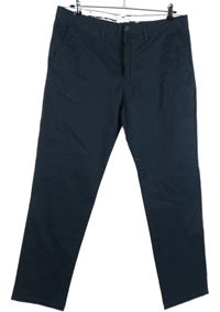 Pánské tmavomodré plátěné chino kalhoty Jack&Jones vel. 34/30