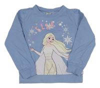 Světlemodrá mikina s Elsou Disney