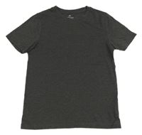 Tmavošedé melírované tričko H&M