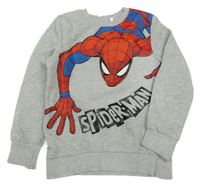Šedá mikina se Spidermanem Marvel