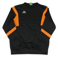 Černo-oranžová sportovní mikina Erima