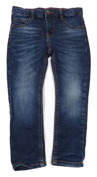 Tmavomodré skinny rifle Zara