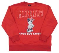 Červená mikina s Minnie PRIMARK