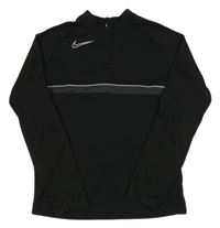 Černá sportovní funkční mikina s logem Nike