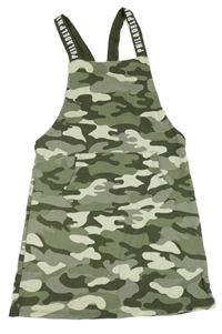 Khaki-béžové army teplákové šaty s nápisy C&A