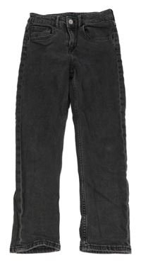 Tmavošedé straight fit rifle H&M