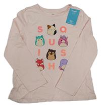 Nové - Světlerůžové triko se Squishmallows 