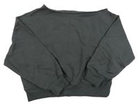 Antracitová oversize mikina H&M
