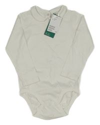 Nové - Bílé body s límečkem H&M