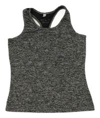 Černo-bílý melírovaný sportovní top ZEEMAN