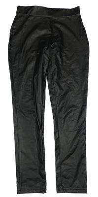 Černé potažené legíny Primark