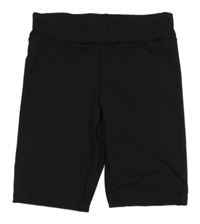 Černé sportovní elastické kraťasy