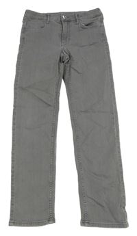 Šedé slim fit rifle H&M