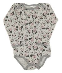 Bílé body s Minnie a hvězdami Disney