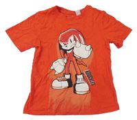 Červené tričko - Sonic H&M