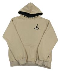 Béžová mikina s logem a kapucí Air Jordan 