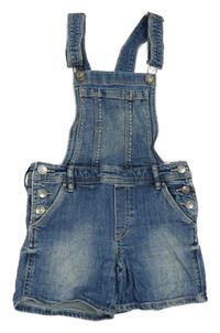 Modré riflové laclové kraťasy H&M