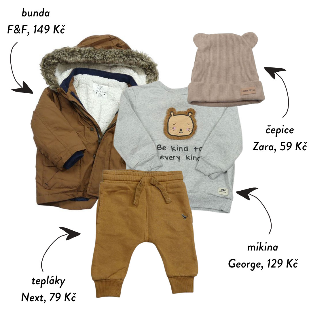 Co říkáte na tento hřejivý outfit?